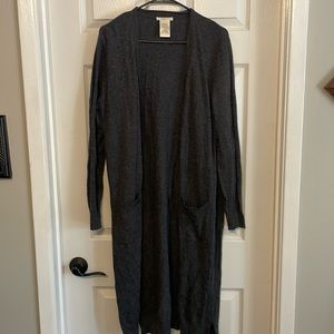 Grey Duster Cardigan